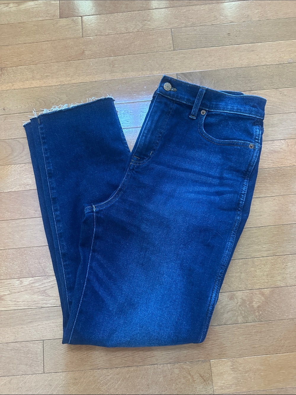 J. Crew Deep Indigo Straight-Leg Women's Jeans